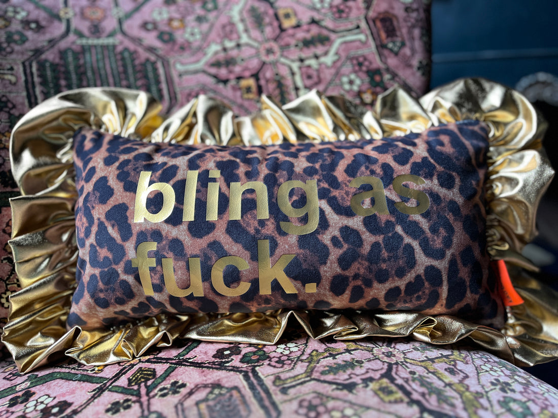 BLING AS FUCK MINI CUSHION