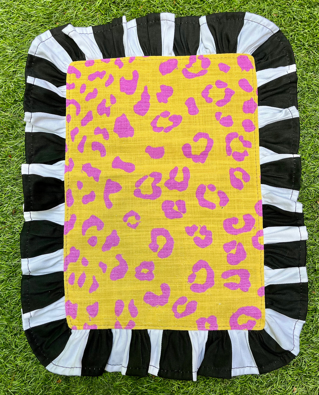 Yellow / Pink Leopard Napkins