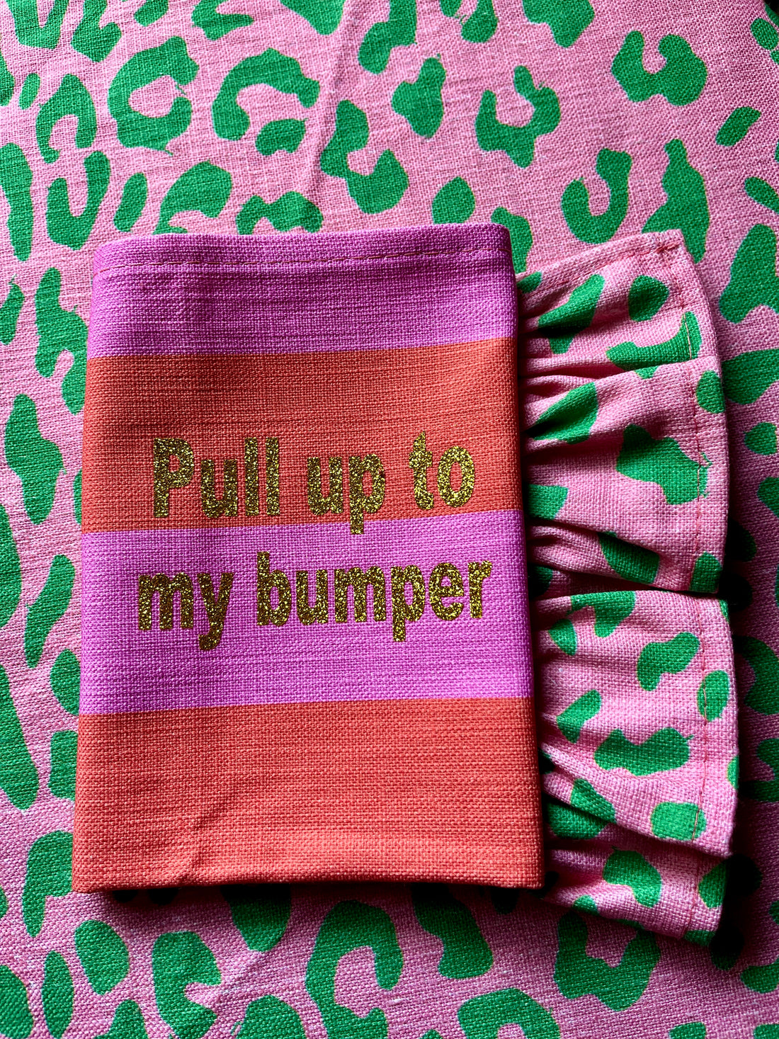 Red / Pink Stripe / Leopard Ruffle Napkin