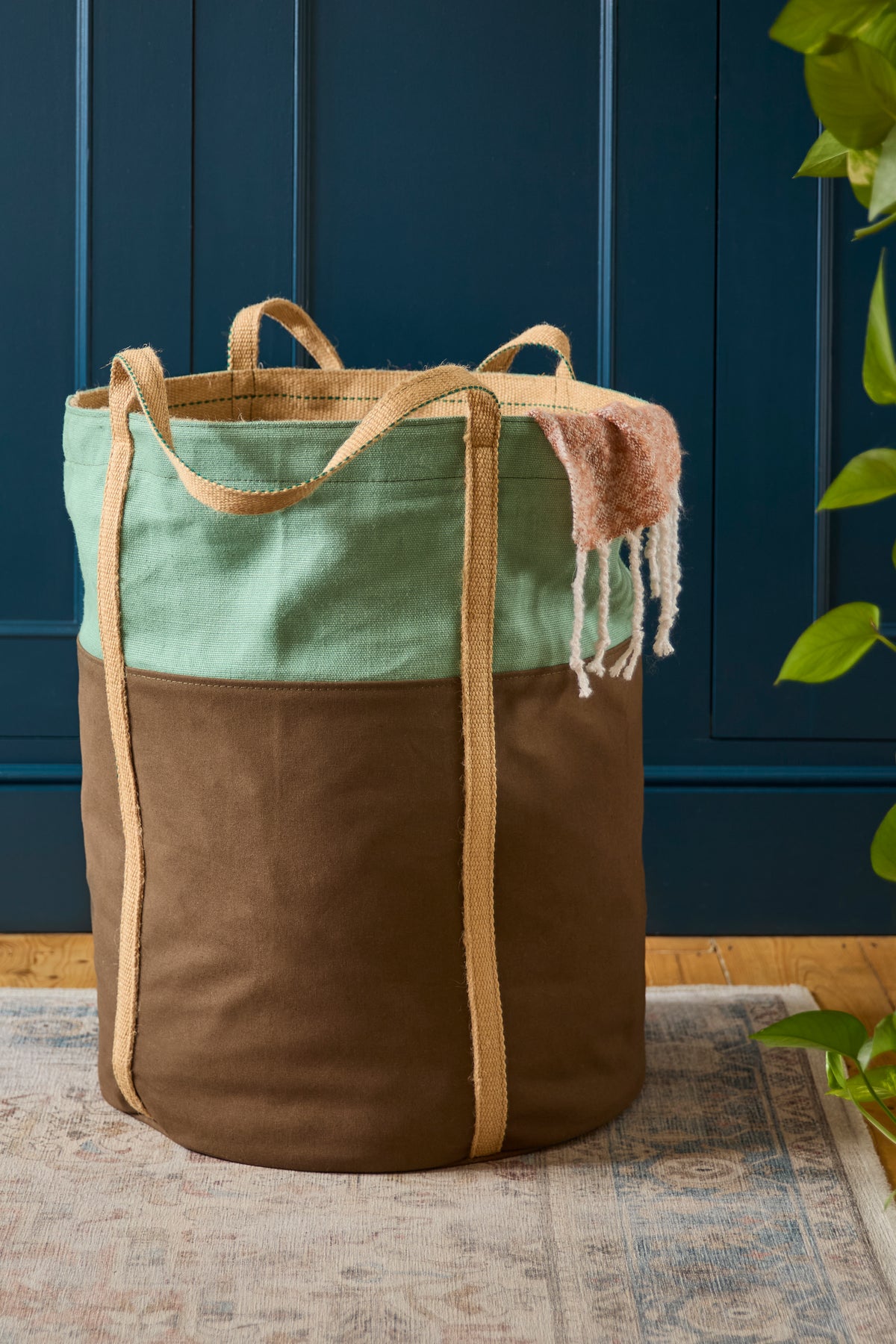 Handmade Luxury Linen Storage Drum - All Bespoke Pieces Are Priced on Request