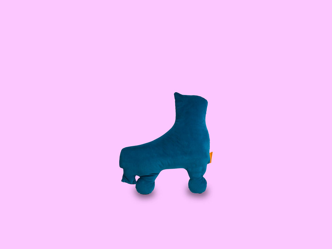 SKATER PILLOW - TEAL